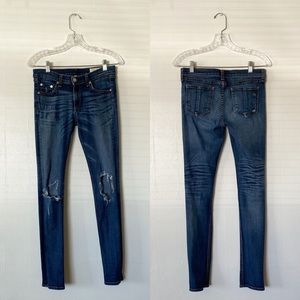 rag & bone for Intermix Ripped Skinny Jeans